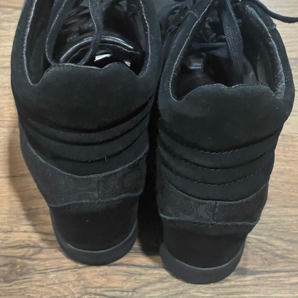 Coach Alara suede and fabric sneaker heels - Picture 3 of 3